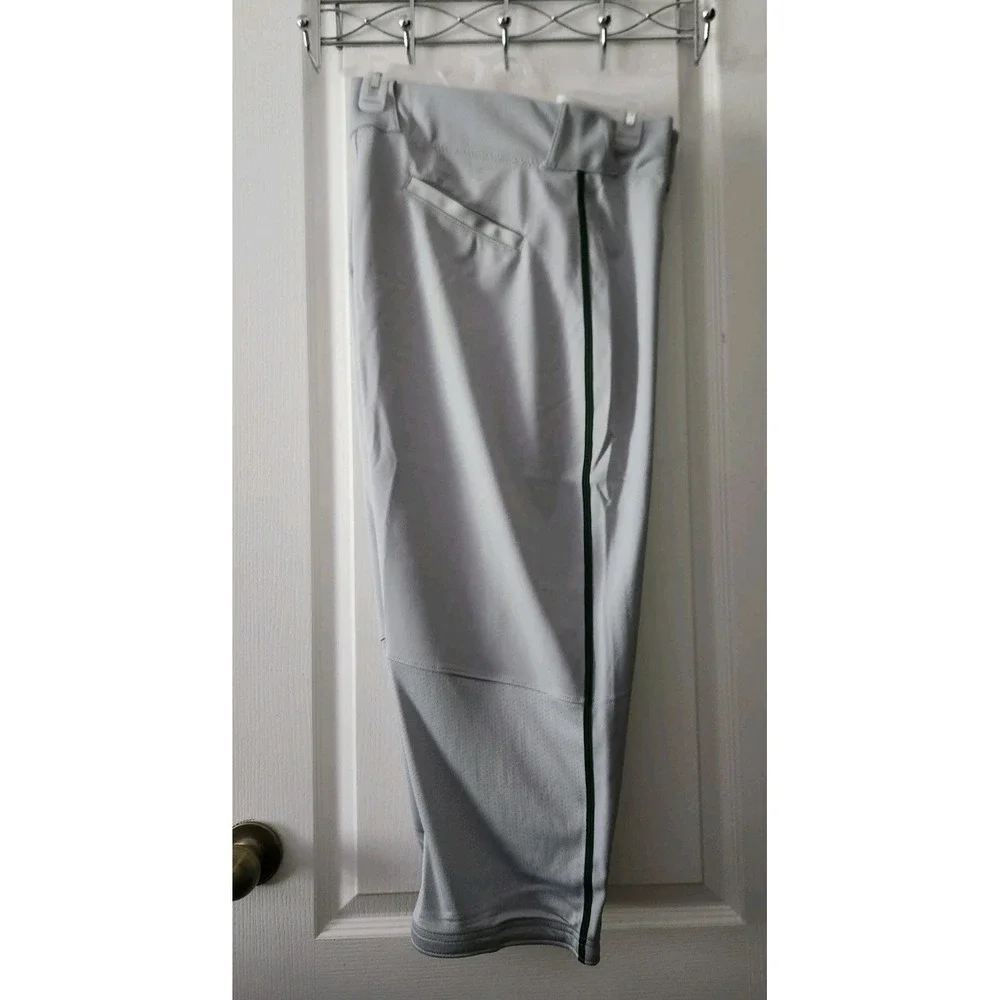 Nike Dr-Fit Team Engineered Men's Baseball Pants‎ Grey XXL Swoosh Logo NEW